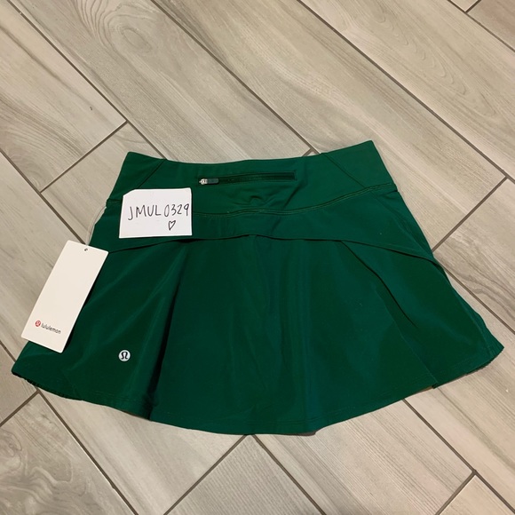 Lululemon Play Off The Pleats Skirt * Everglades Green - Picture 10 of 10